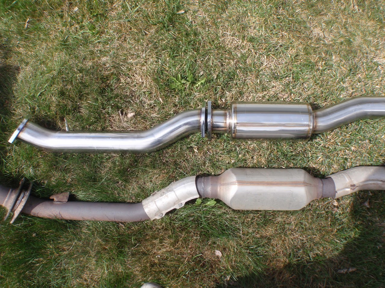 T1R Cat back Exhaust/Test pipe Installed Mitsubishi Lancer Evolution Forum