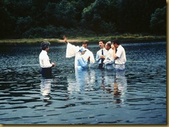 Keresztség a folyóban