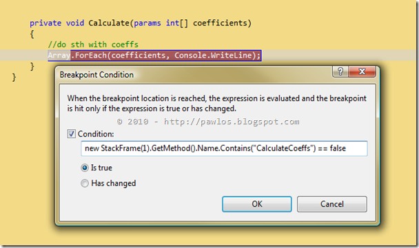 conditional_stackframe