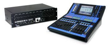 Allen & Heath iDR-16 MixRack és iLive-R72 kontroller