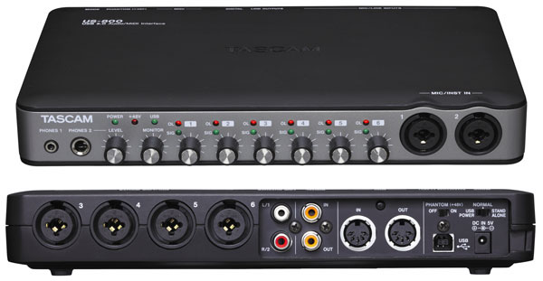 Tascam US-800 USB 2.0 audio interfész