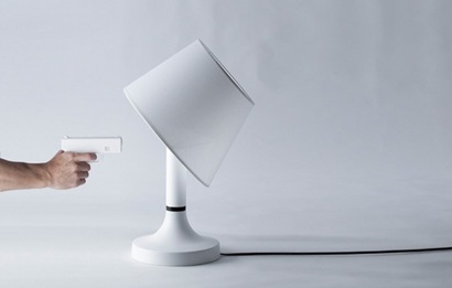 lamp fun wacky interactive white design