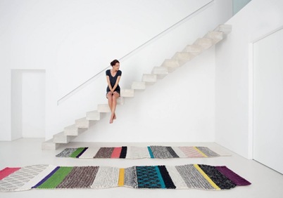cool area rug urquiola spanish colorful design decor poufs trend