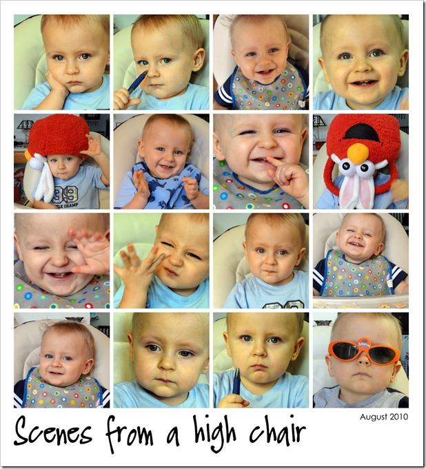 Scenes from a high chair - August 2010