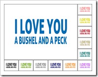 Just Because 8 - I love you a bushel and a peck - IMAGE - Sprik Space