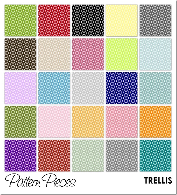 IMAGE - Pattern Pieces - Trellis IMAGE - Pattern Pieces - Trellis