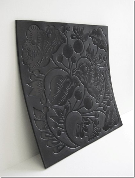 EmbLeatherWallTiles.Genevieve Bennett