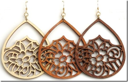 EmbroideredTeardropEarring.OrangeSlice EmbroideredTeardropEarring.OrangeSlice