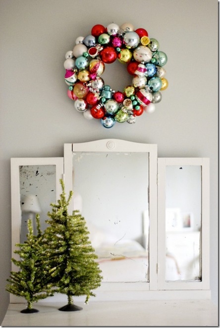 ornament wreath.simplyhandmadeblog