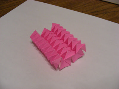 Deep origami accordion top
