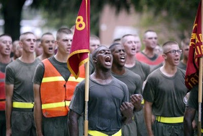 Brian Kelly Studies Marine Corps Recruit Training