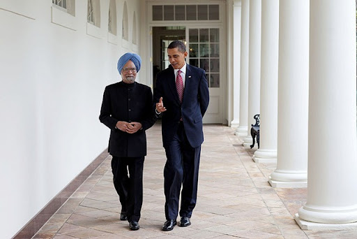 barack obama quotes on change. Manmohan Sigh with Barrack