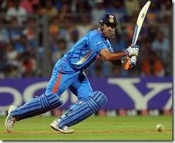 dhoni in world cup final 2011 91 in80 balls