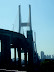 Beautiful Nanpu Bridge connecting old Shanghai to Pudong area; Shanghai, 2006