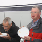 De leraren genoten ook van hun pannenkoeken