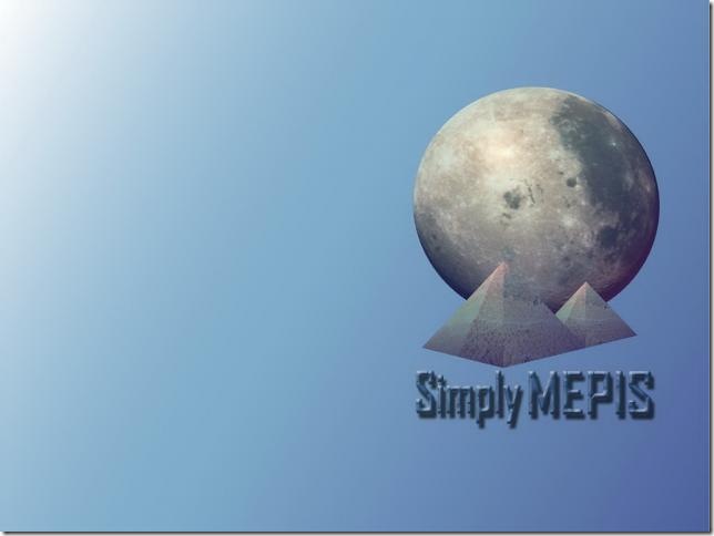 Mepis Logo Wallpaper Linux Mepis Desktop