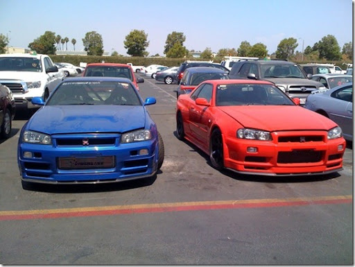 Nissan Skyline GTR s in the USA Blog Two Kaizo R34's sitting in a Storage