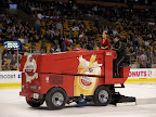 Riding the Zamboni at the Boston Bruins Game
