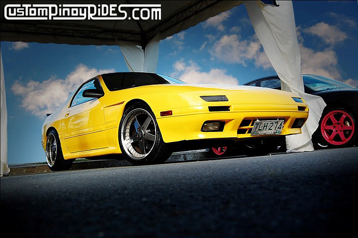 Yellow Mazda RX7 FC - CustomPinoyRides pic1