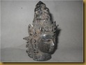 Patung kepala dewa - tampak kanan Patung kepala dewa - tampak kanan