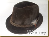 Topi Fedora Westbury coklat