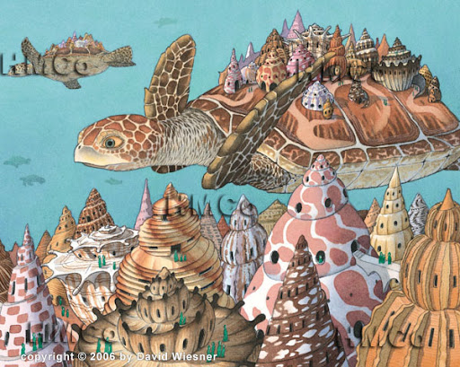 Picture from David Wiesner's book Flotsam