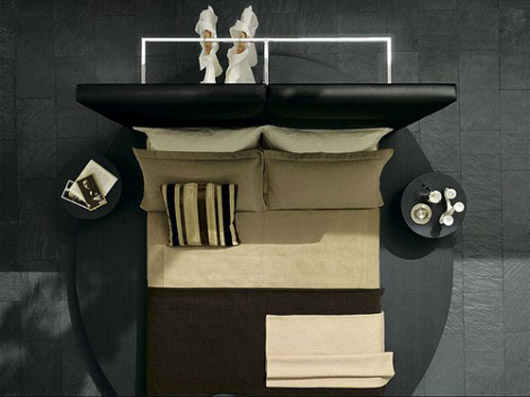 Circular Platform Bed Furniture Design Home Interior Ideas circular bedroom furniture design home interior