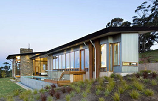 Modern Contemporary Hills Home Design Exterior