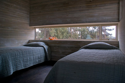 Elevated Platform Wooden Beach House in Tacna Hill Elevated Platform Beach House Interior Bedroom