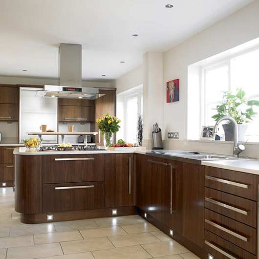 Modern Walnut Kitchen Design Home Interior Photos walnut kitchen design modern
