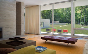 Modern Architectural Stone Wall House Design Living Room modern living room interior design ideas