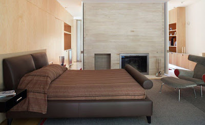 architectural stone home design bedroom interior