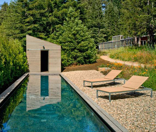 residence design esterior swimming pool