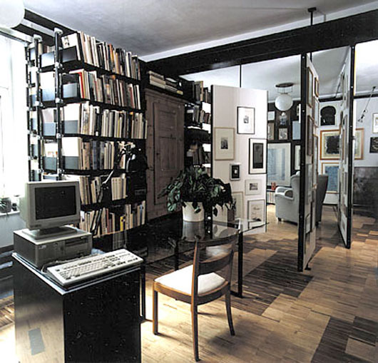 Extention Design Contemporary Apartment Decorating Inspiration - Study Room contemporay apartment design study room