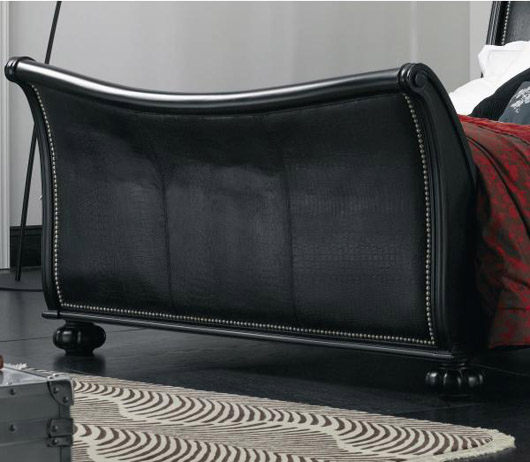 African Leather Bed Frame Elegant Design Bedroom Interior Furniture bed design home interior furniture ideas