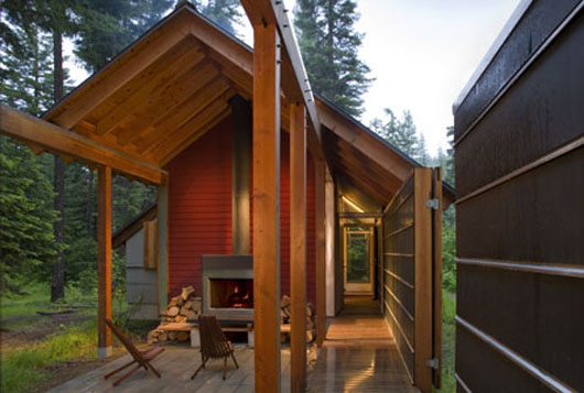 minimalist woode house design ideas