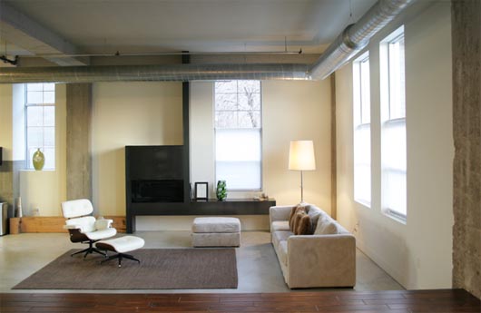 Modern Loft Design Simple And Sleek Interior Decorating