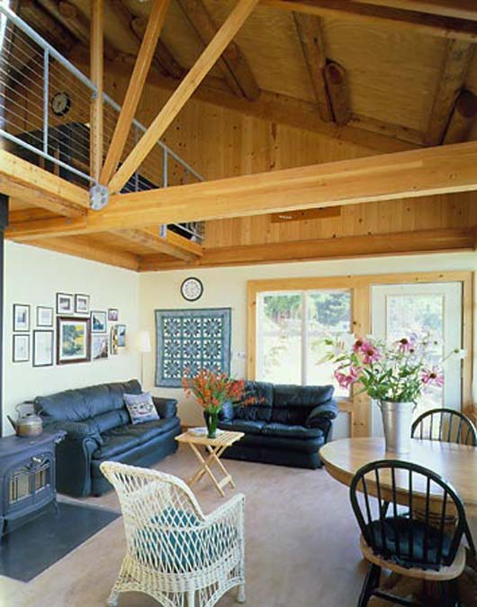 Beach Cabin Design Minimalist Wooden Home Architecture - Living Room minimalist home design living room ideas