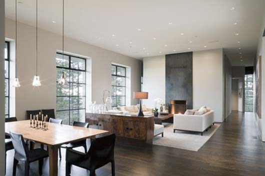 modern living room design hill home