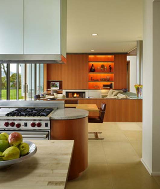 Modern Lake House Architecture Design Sustainable - Kitchen lake home interior design kitchen decorating
