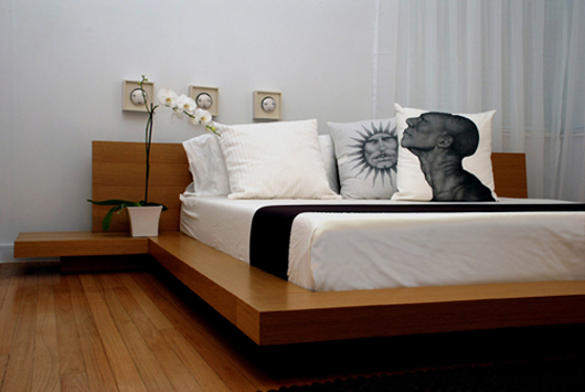 Modern Wooden Platform Bed Design Home Interior Bedroom Furniture modern bedroom furniture design home interior