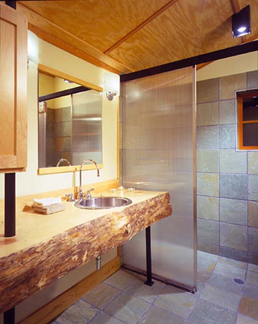 Valley Home Design Minimalist Wooden Cabin - Bathroom Ideas minimalist bathroom design wooden cabin pictures