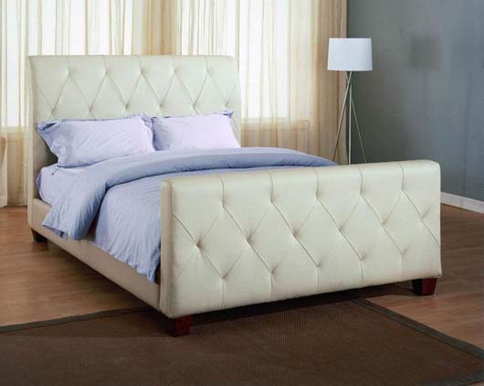 Traditonal Leather Bed Design With Modern Contemporary Style Bedroom Decorating