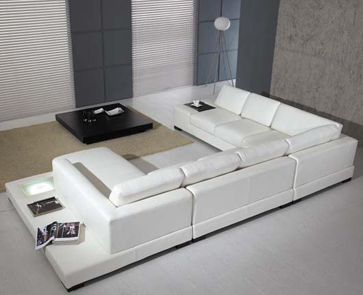 Modern White Leather Sofa Design Contemporary Home Furniture luxury sofa design contemporary home furniture