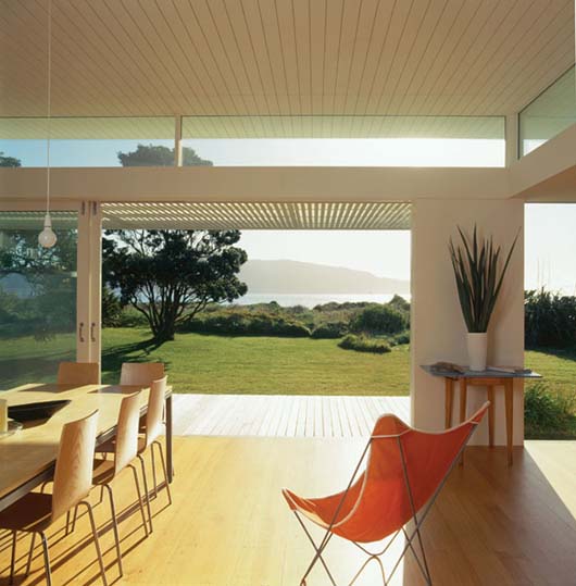 Modern Beach House Design Wooden Floors And Glass Wall Decorating Interior interior decorating wooden floors and glass wall