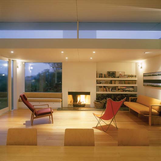 Modern Beach House Design Living Room With Fireplace Decorating modern living room with fireplace design