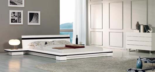 Contemporary Platform Bed Design Furniture With Low And Sleek Form low and sleek bed design furniture