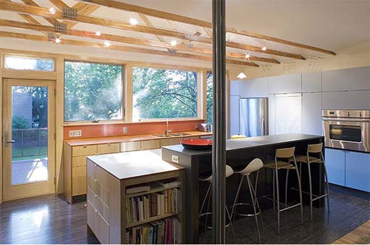 Minimalist Home Design With Modern and Large Kitchen Decorating modern and large kitchen decorating interior
