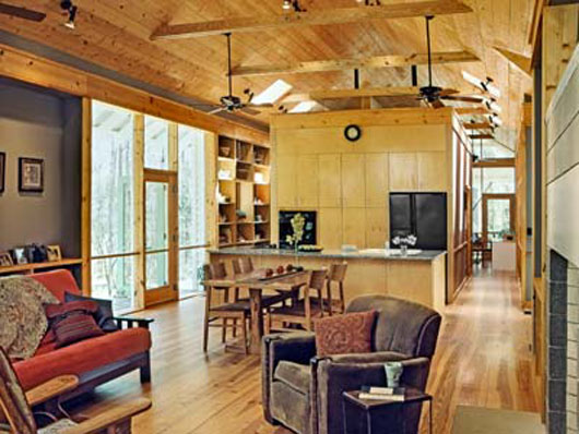 interior design wooden floors dining room