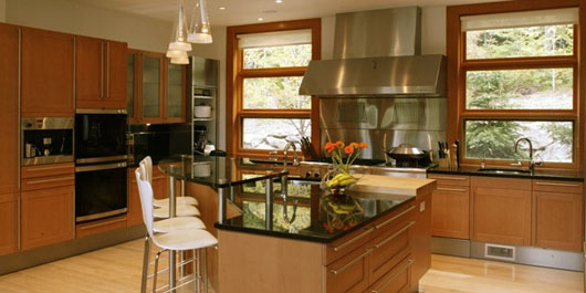 luxurious kitchen design mountain home decorating